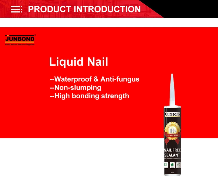 Chiniese Factory Supply Liquid Nails Near Me Nail Free Glue Liquid Nail