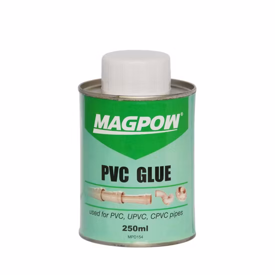 Cola de tubo de PVC transparente de alta adesão UPVC e CPVC 1/4 estanho/cimento solvente/cola solvente qualidade dos EUA para tubos e conexões